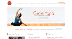 Desktop Screenshot of circleyoga.com